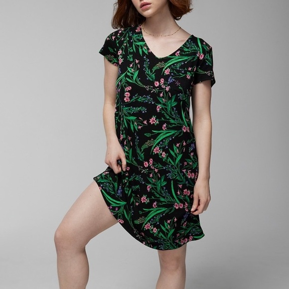 Soma NEW Cool Nights Short Sleeve Pajama Sleep Shirt Dress Sz XS